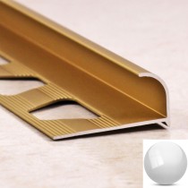 Алюминиевая раскладка ПО 10 Серебро глянец