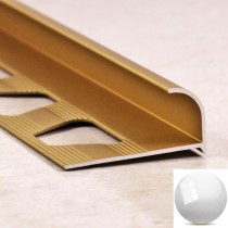 Алюминиевая раскладка ПО 10 Серебро глянец/браш