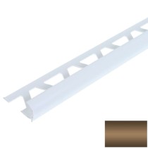 Раскладка наружная для плитки Металлик коричневый