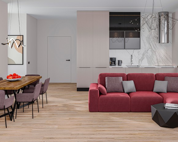 Кварц-виниловый ламинат Alta Step Дуб воздушный 1218x180x4 мм