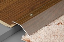 Разноуровневый порог для пола из алюминия ПР-45/15 (дуб натуральный)