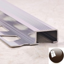 Алюминиевый профиль ПО П20*10 Бронза глянец