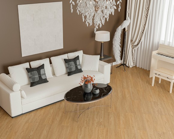 Кварц-виниловый ламинат Alta Step Дуб ванильный 1218x180x5,3 мм