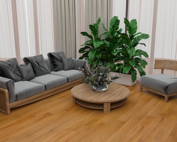 Кварц-виниловый ламинат Alta Step Дуб золотистый 1218x180x5,3 мм