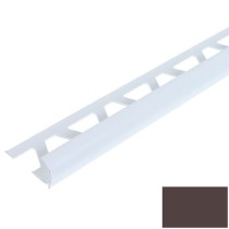 Раскладка наружная для плитки Темно-коричневый