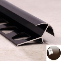 Алюминиевый профиль ПО-10*10 Бронза глянец Алюминиевый профиль ПО-10*10 Бронза глянец