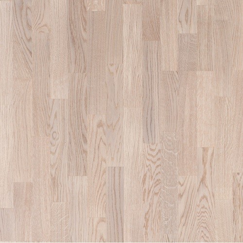 Паркетная доска Floorwood (дуб натур, белый матовый лак)