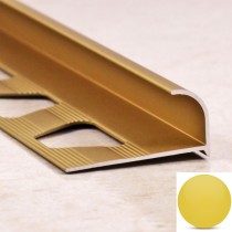 Алюминиевая раскладка ПО 14 Золото матовое