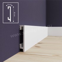 Напольный плинтус 1 UHD 46/80 Напольный плинтус 1 UHD 46/80