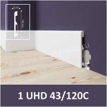 Напольный плинтус 1 UHD 43/120С Напольный плинтус 1 UHD 43/120С