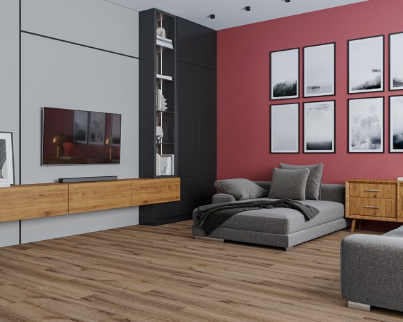 Кварц-виниловый ламинат Alta Step Дуб классический 1218x180x5,3 мм