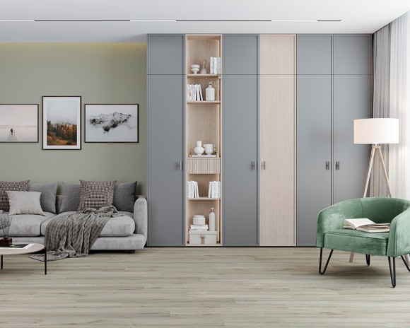 Кварц-виниловый ламинат Alta Step Дуб бежевый 1218x180x5,3 мм