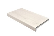 Подоконник Витраж (белый дуб) 600 мм