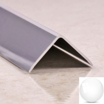 Уголок алюминиевый ПН 20*20 Белый глянец