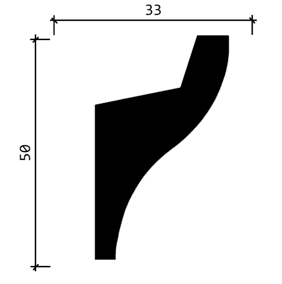 Профиль DD506 Декор Дизайн Профиль DD506 Декор Дизайн