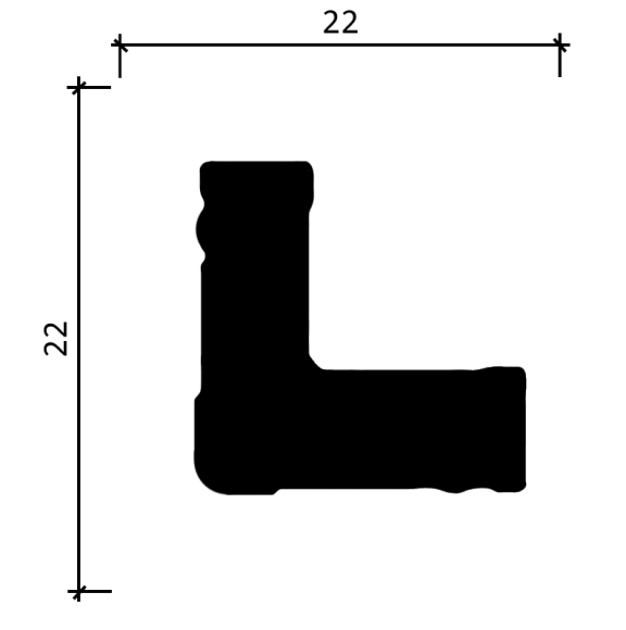 Угол 116S A Декор Дизайн