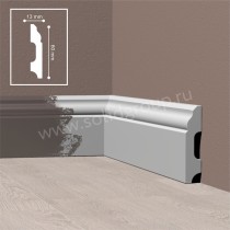 Напольный плинтус 1 UHD 02/60 Напольный плинтус 1 UHD 02/60