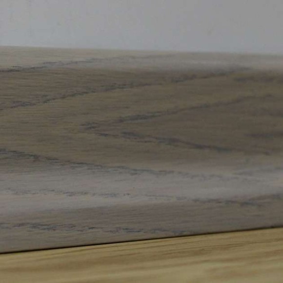 Плинтус шпонированный PolarWood PW Skirting 22x60 (дуб серый)