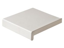 Подоконник Витраж (белый матовый) 100 мм