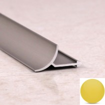 Алюминиевая раскладка ПО В9 Золото матовое