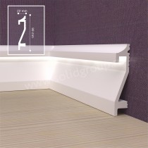 Напольный плинтус 1 UHD 32/100L