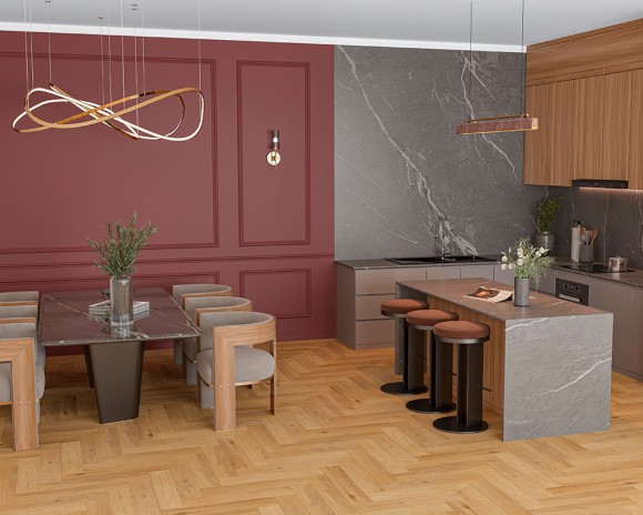 Кварц-виниловый ламинат Alta Step Дуб шведский 640x128x4 мм