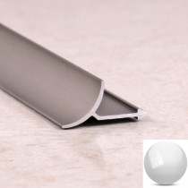 Алюминиевая раскладка ПО В9 Серебро глянец