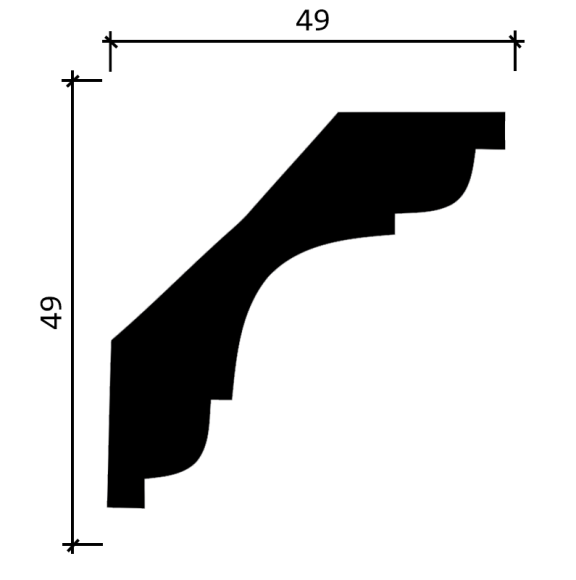 Карниз DD05 Декор Дизайн