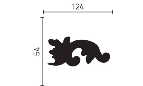 Завершающий элемент H1-157A LR Декор Дизайн