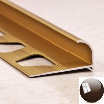 Алюминиевая раскладка ПО 10 Бронза глянец