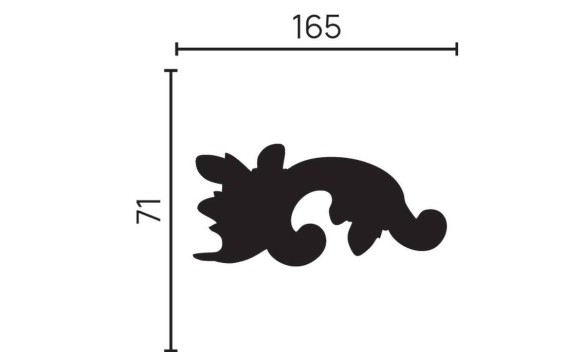 Завершающий элемент H1-DD002 LR Декор Дизайн Завершающий элемент H1-DD002 LR Декор Дизайн