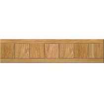 Бордюр Дуб массив №2 623*143*15мм Натур