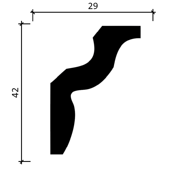 Карниз DD22 Декор Дизайн