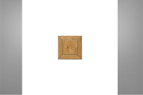 Угловой элемент бордюра Дуб инженерный №1 143*143*15.5мм Натур