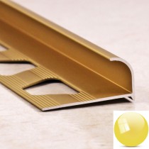 Алюминиевая раскладка ПО 10 Золото глянец