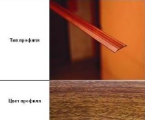 Накладной порог для пола ПО-37 (дуб деревенский)