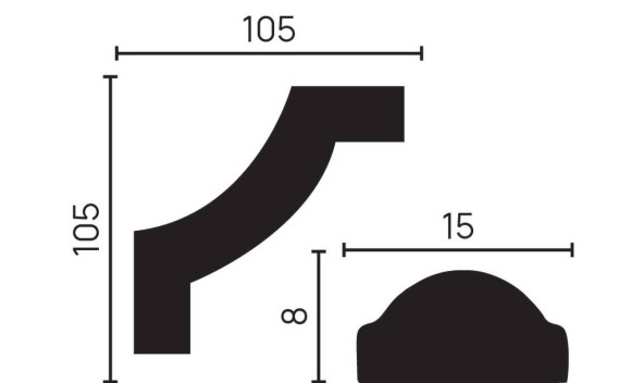 Декоративный уголок C1-130A Декор Дизайн