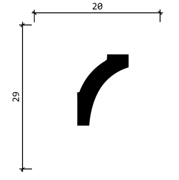 Карниз DD36 Декор Дизайн