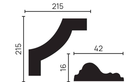 Декоративный уголок C1-DD301 Декор Дизайн