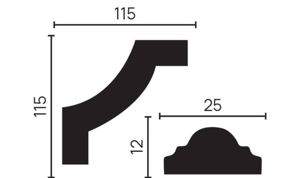 Декоративный уголок C1-DD35 Декор Дизайн